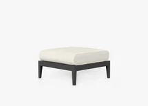 Online Designer Patio Charcoal Aluminum Outdoor Ottoman