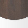 Takoda Dark Brown Wood Tapered Drum Accent Table, Side & End Table by Mercana, 19" length x 19" width x 20.5" height thumbnail 10