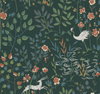 Aspen Dark Green Wallpaper, by York Wall, 27' length x 2'3" width x 0.02" depth thumbnail