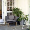 Inou Elements Corner Unit Add-on, Outdoor Furniture by Crescent Garden, 2'3.8" width x 2'2.4" height x 2'3.8" depth thumbnail 4