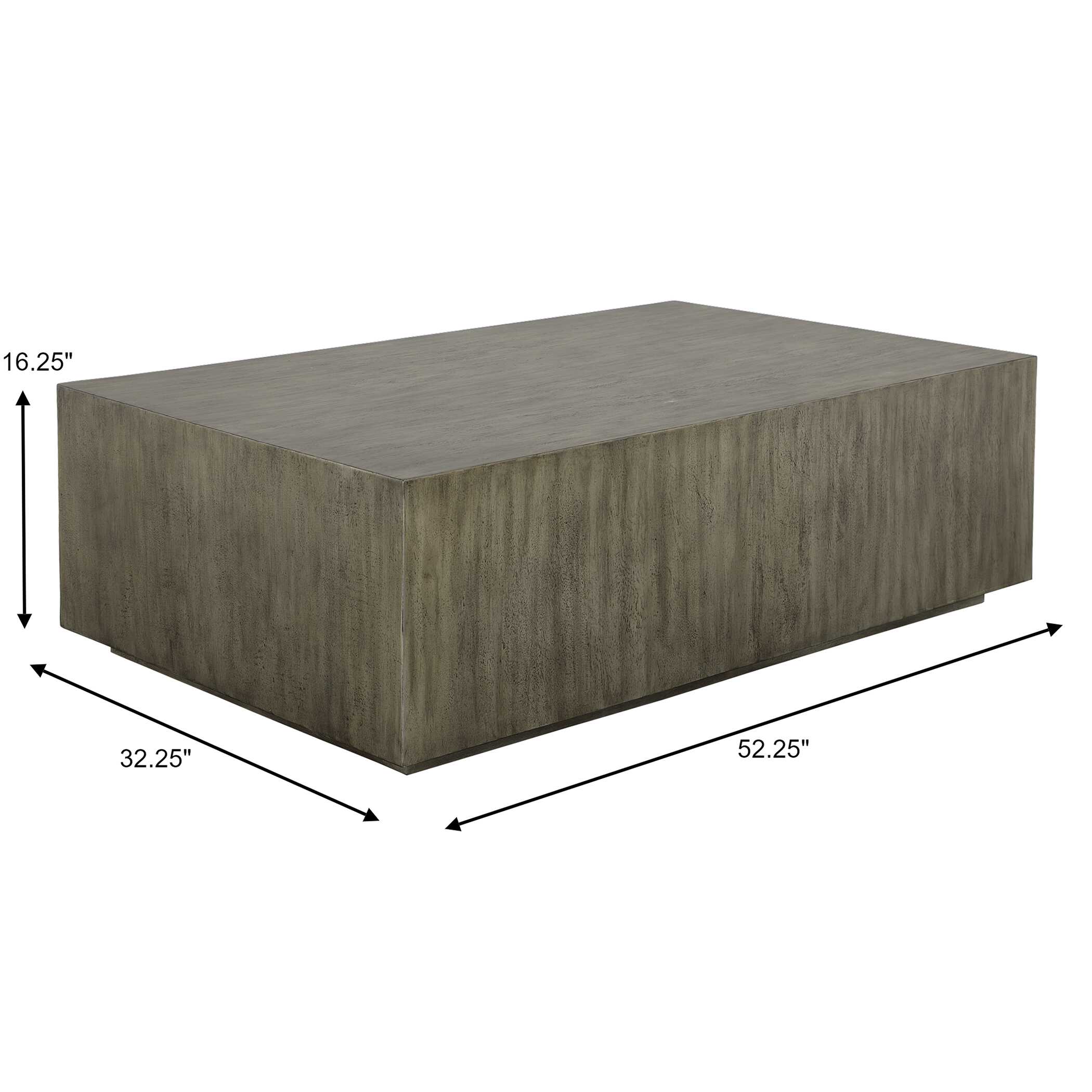 Kareem Modern Gray Coffee Table Kareem Modern Gray Coffee Table large image