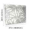 Bali Leaves Metallic Peel & Stick Wallpaper thumbnail 3