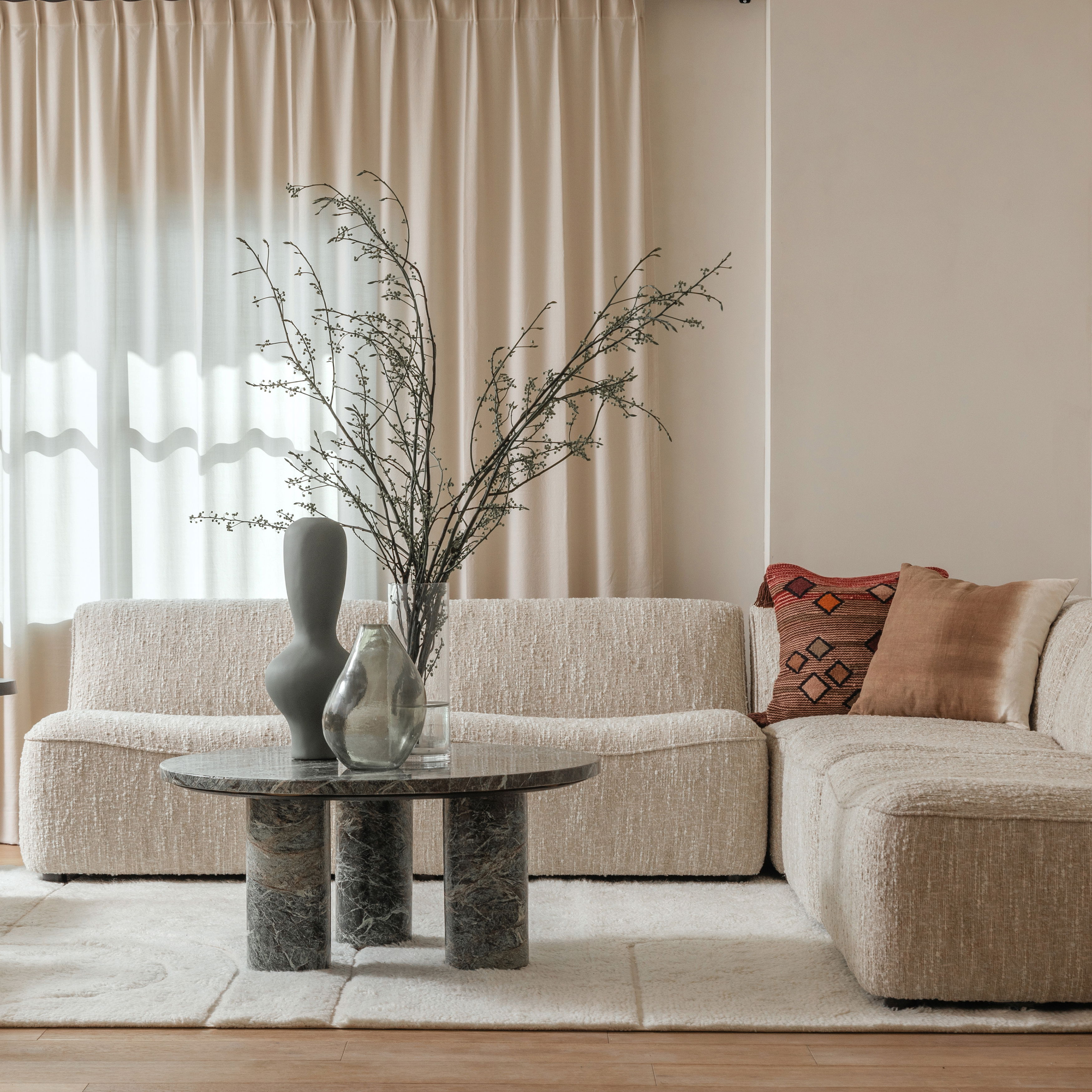 Madeline Modular Sectional - Corner Beige large image 
