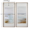 Coastline Framed Prints Set/2, Art by Uttermost, 27.5" width x 57.5" height x 2" depth thumbnail 3
