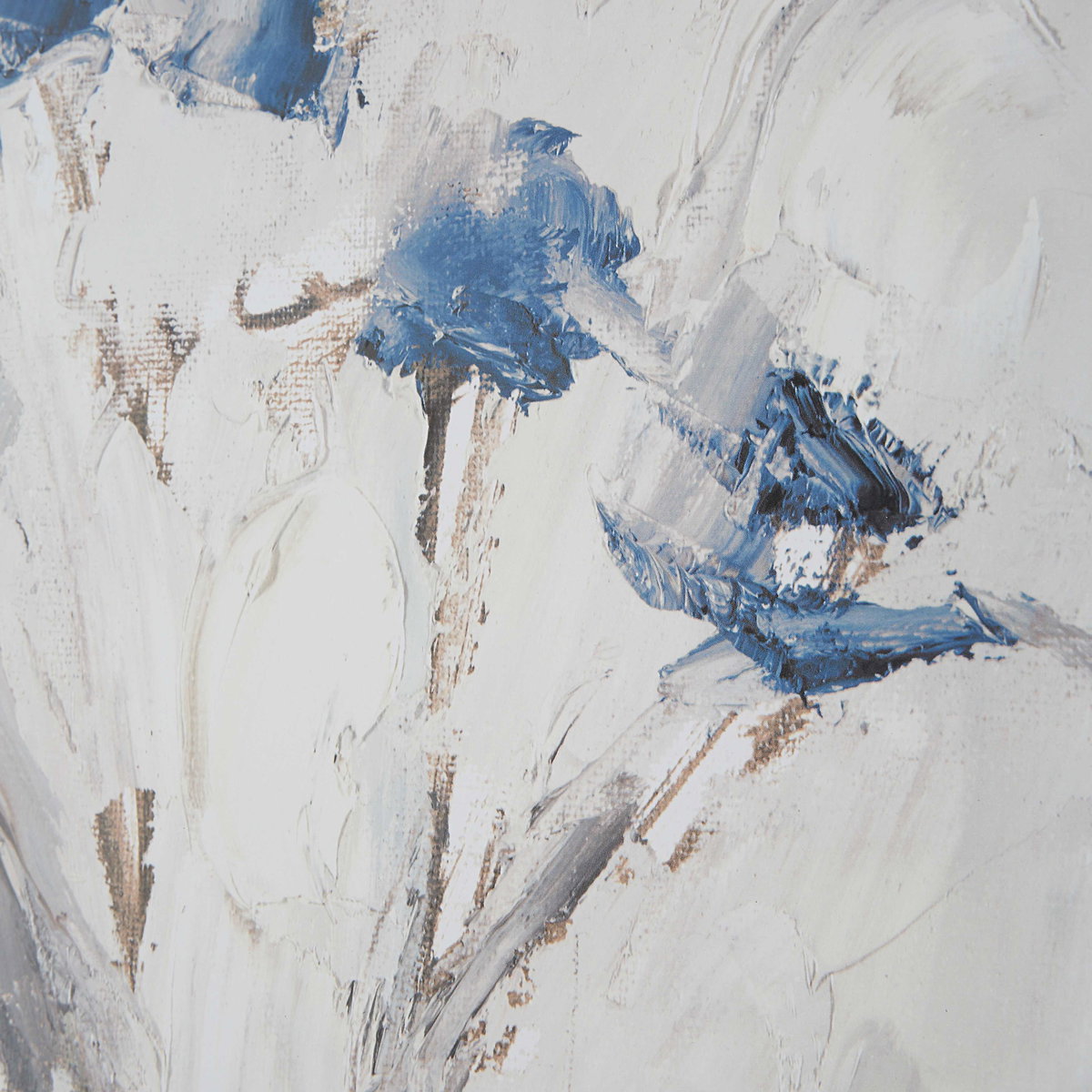 Blue Flowers In Vase Framed Print, Painting by Uttermost, 28.75" width x 40.75" height x 3" depth View 7