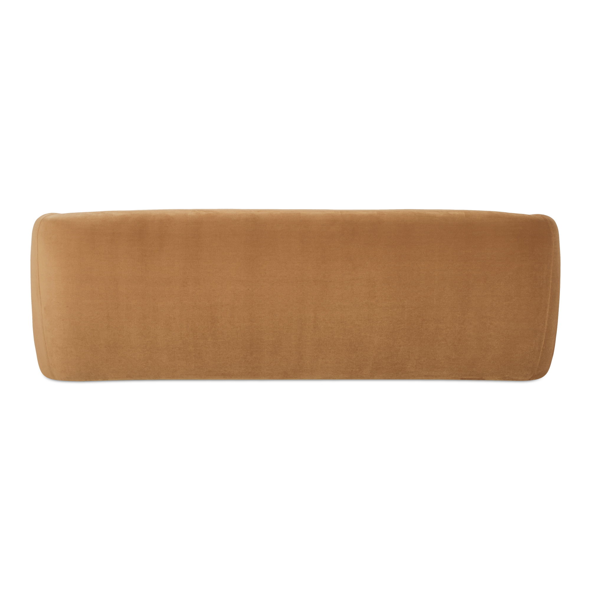 Faye Sofa Tan Faux Mohair large image 