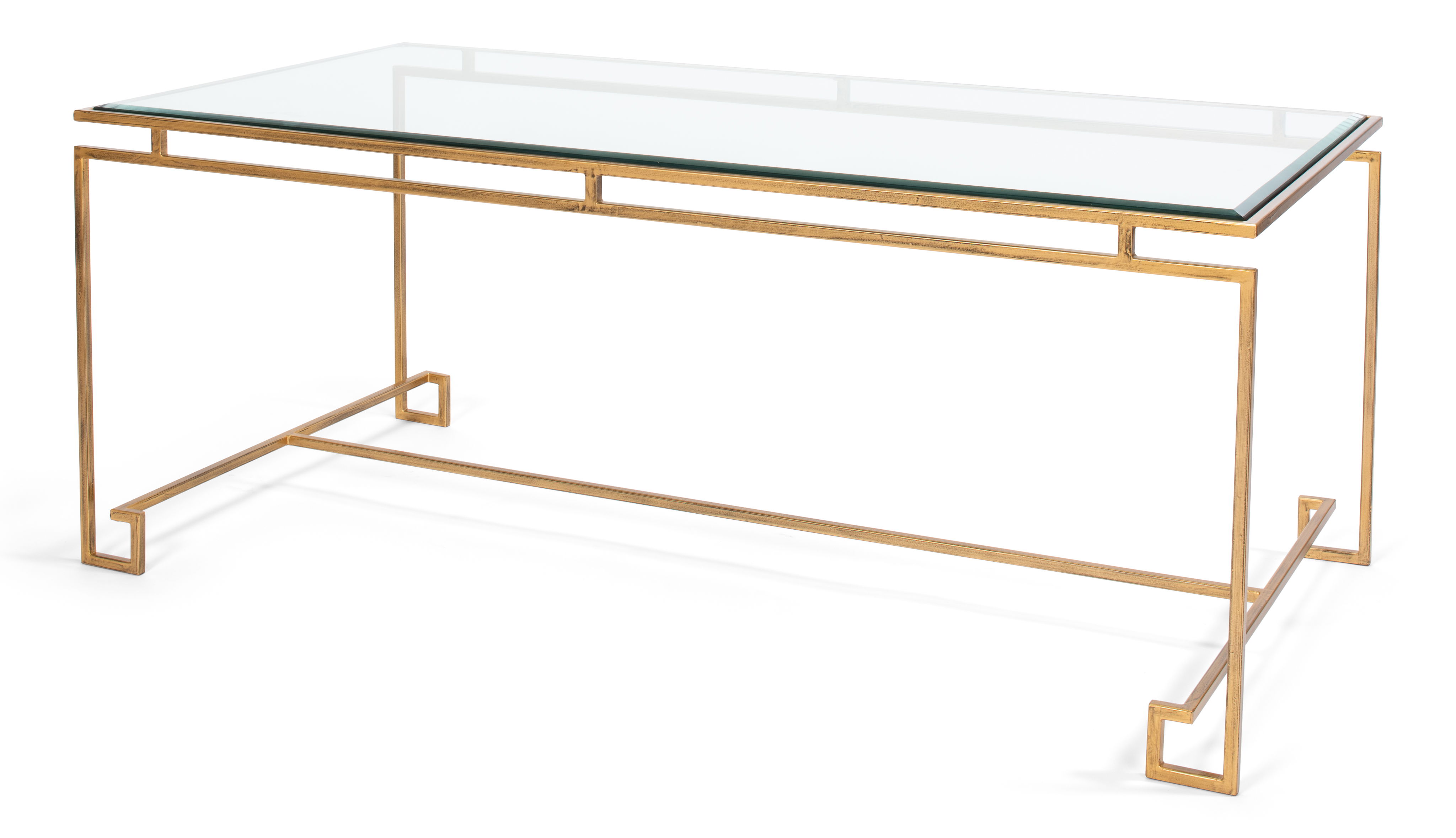 Parallel Lines Coffee Table, by Sarreid, 48" length x 24" width x 19" height View 1