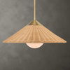 Phuvinh 1 Light Rattan Shade Pendant thumbnail 1