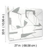 Abstract Geo White & Silver Wallpaper thumbnail 4