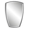 Crest Curved Iron Mirror, by Uttermost, 25.25" width x 36" height x 1.5" depth thumbnail 1