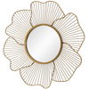 Blossom Gold Floral Mirror, by Uttermost, 42.75" width x 42.75" height x 3.25" depth thumbnail 5