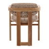 Jovita Outdoor Dining Chair Beige, by Dovetail, 22" width x 30.8" height x 22.44" depth thumbnail 4