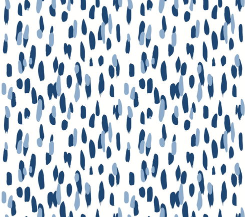 Club House Navy Blue Peel & Stick Wallpaper