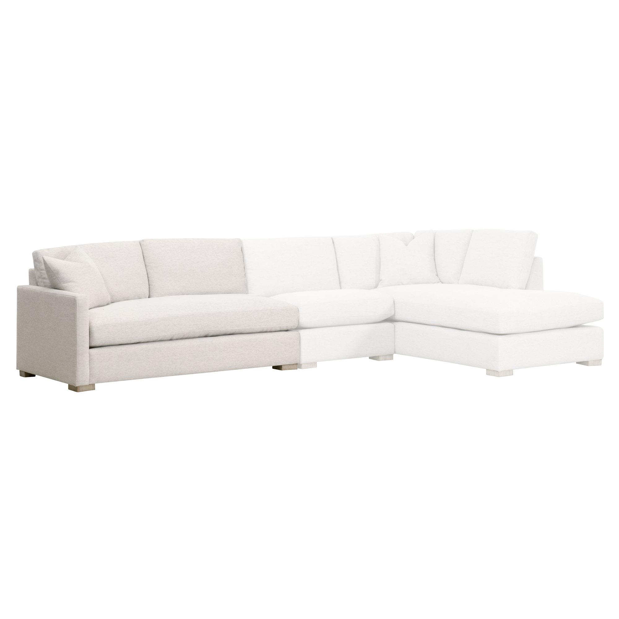 Clara Modular 2-Seat Left Slim Arm Sofa, Seating by Essentials for Living, 66.25" width x 34" height x 36" depth View 6
