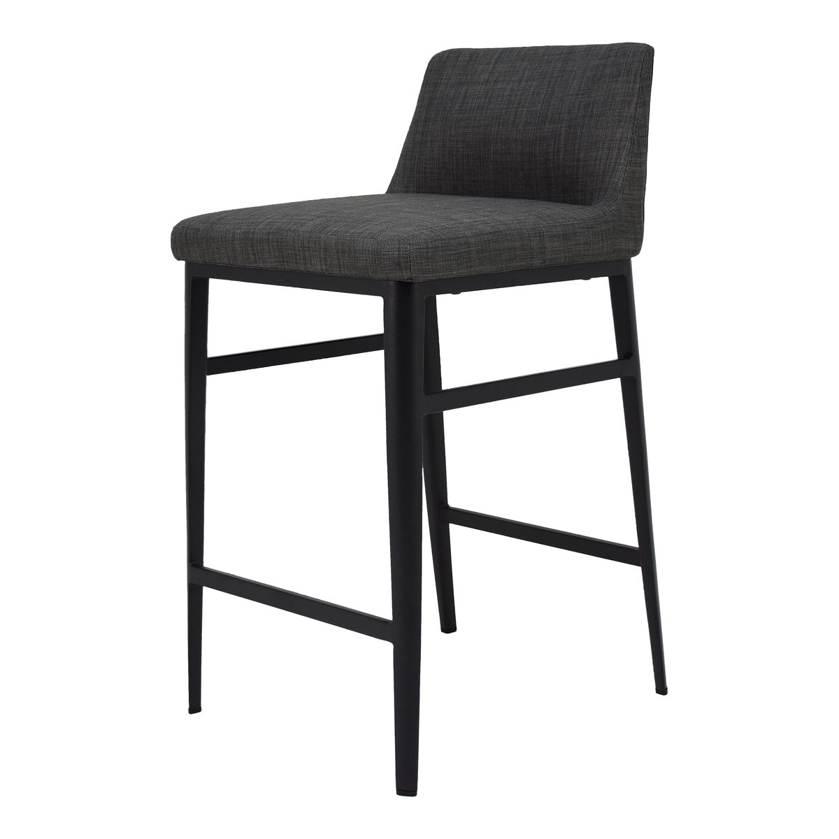 Baron Counter Stool Charcoal Grey, Counter & Bar Stool by Moe's Home, 17.5" width x 34" height x 20" depth View 4