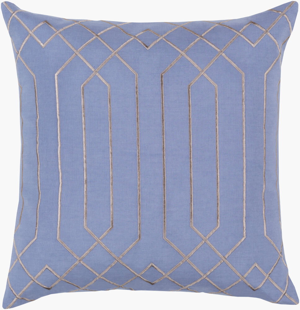 Skyline Accent Pillow Down, Decorative Pillow by Surya, 22" length x 22" width