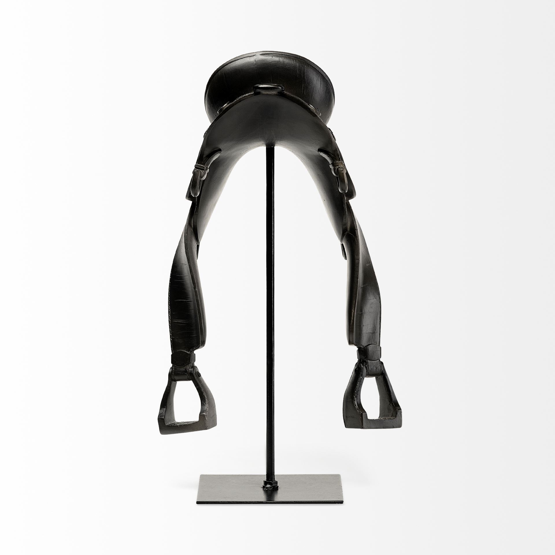 Colt III 8L x 9W Black Equestrian-Inspired English Horse Saddle large image 