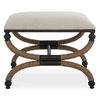 Icaria Upholstered Small Bench, Benche by Uttermost, 23.5" width x 19.5" height x 15.75" depth thumbnail 1