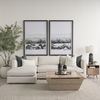 Halston 4 Piece (with 1 x Ottoman) Oatmeal Chaise Sofa Set thumbnail 1