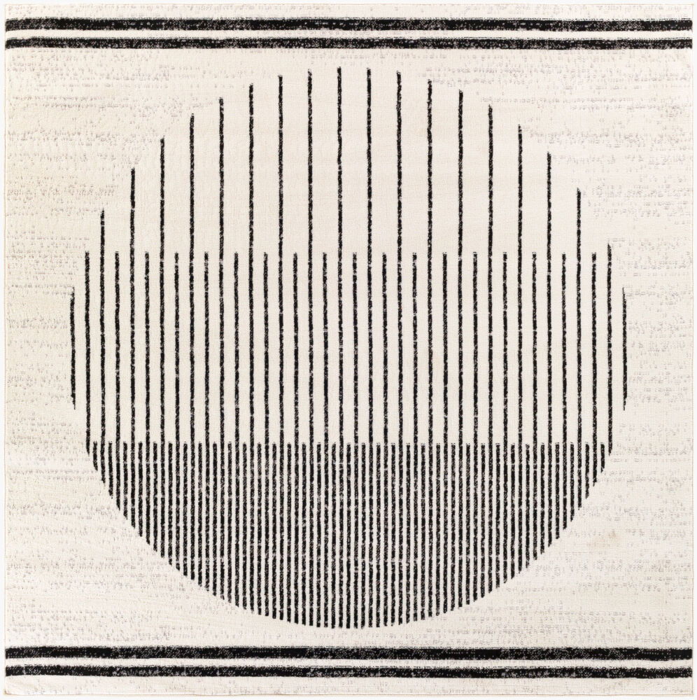 Pisa Machine Woven Rug, by Surya, 7'10.49" length x 7'10.49" width