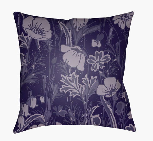 Chinoiserie Floral Accent Pillow