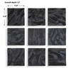 Malosi Black Wood Wall Decor Set/9, Art by Uttermost, 11.8" width x 11.8" height x 1.5" depth thumbnail 3