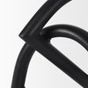 Locke Small Matte Black Metal Decorative Object, by Mercana, 5.12" length x 4.72" width x 5.31" height thumbnail 6