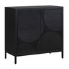Beswick Black 2 Door Cabinet, Cabinets & Chest by Uttermost, 31.5" width x 31.87" height x 14.87" depth thumbnail 5