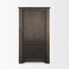 Wallen Solid Dark Brown Wood Curio Cabinet, Cabinets & Sideboard by Mercana, 40" length x 20" width x 70" height thumbnail 6