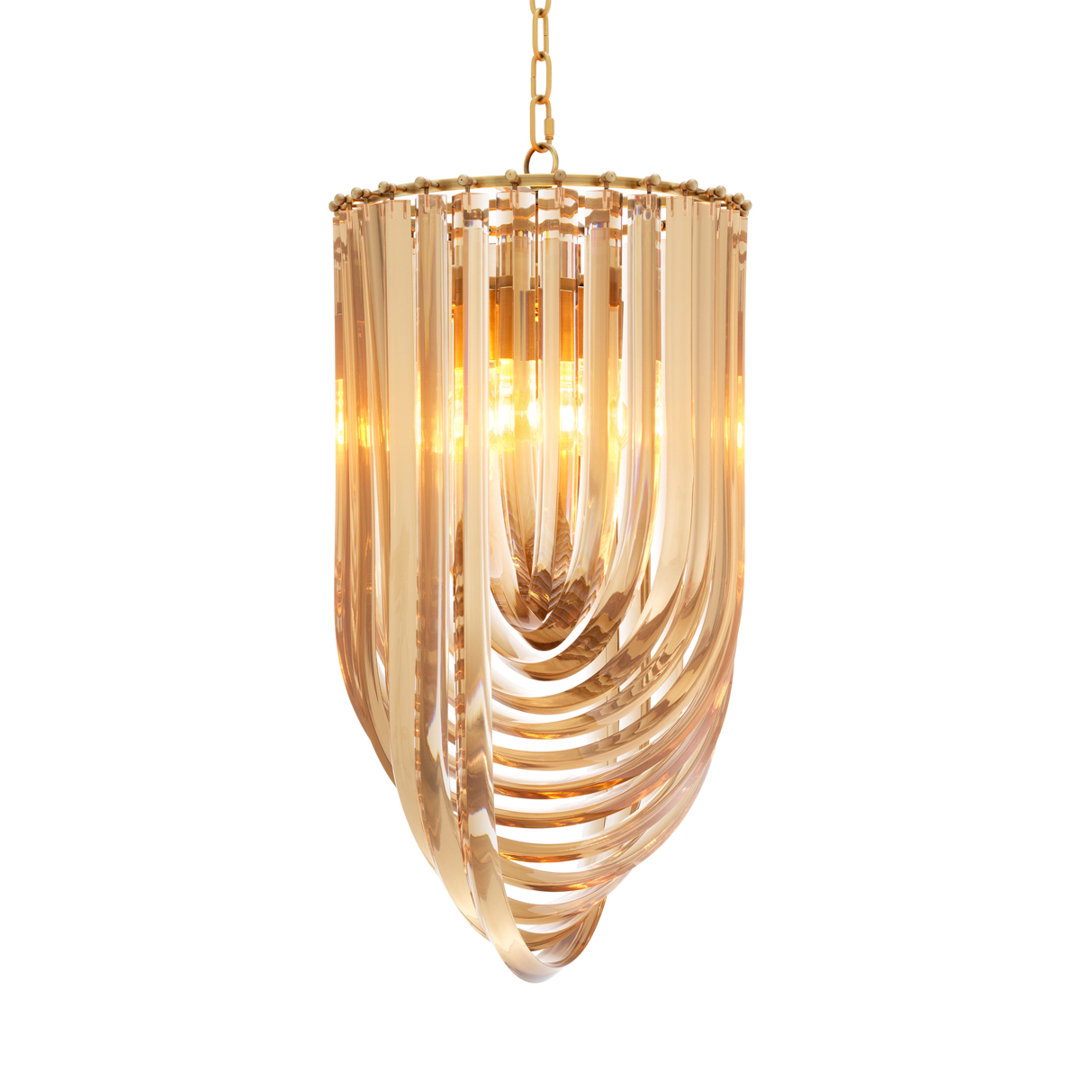 Murano 4 - Light Chandelier, by Eichholtz USA, 14" width x 26" height x 14" depth View 7