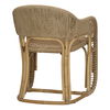 Glen Ellen Arm Chair in Natural/Black, by Woven, 22.75" width x 30" height x 23.75" depth thumbnail 4