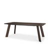 Welborn 84'L x 42'W Rectangular Dining Table | Modern | Dark Brown Wood | Seats 8, by Mercana, 84" length x 42" width x 30" height thumbnail 1