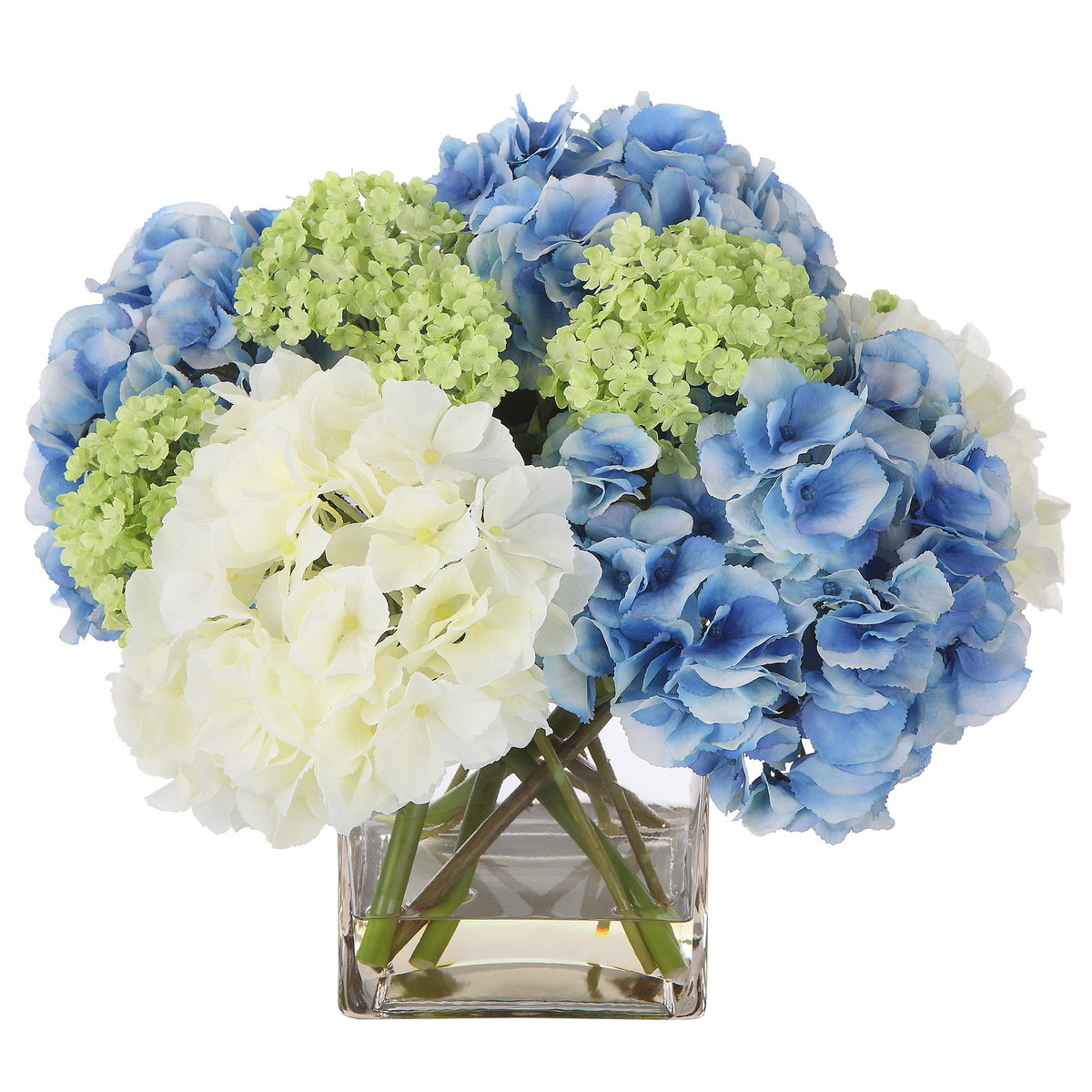 Providence Hydrangea Bouquet, Artificial Plants & Flower by Uttermost, 16.25" width x 13.62" height x 16.25" depth View 1