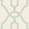 Magnolia Home Woven Trellis Beige & Blue Peel & Stick Wallpaper, by York Wall, 20' length x 1'8.5" width x 0.02" depth thumbnail 1