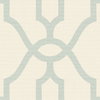 Magnolia Home Woven Trellis Beige & Blue Peel & Stick Wallpaper, by York Wall, 20' length x 1'8.5" width x 0.02" depth thumbnail