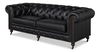 Castered Chesterfield Sofa,Onyx Black thumbnail 8