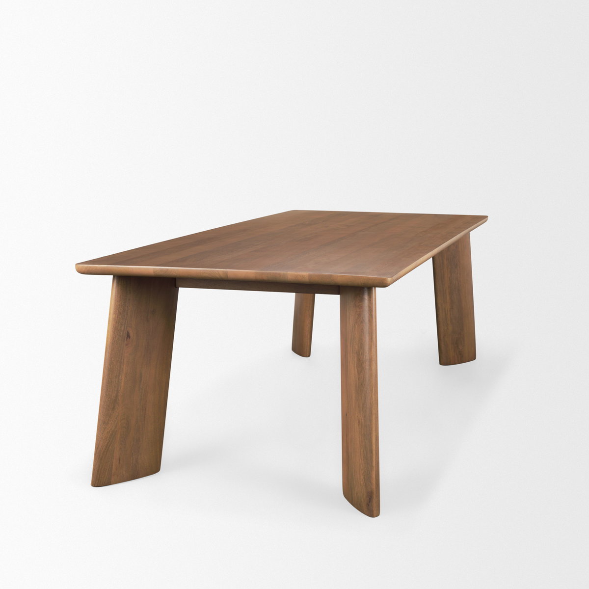 Jonan 94'L x 42'W Rectangular Dining Table | Med Brown Wood | Seats 8, by Mercana, 94" length x 42" width x 30" height View 9