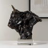 Bison Bust Bronze Sculpture, Decorative by Uttermost, 11" width x 13.25" height x 8" depth thumbnail 3