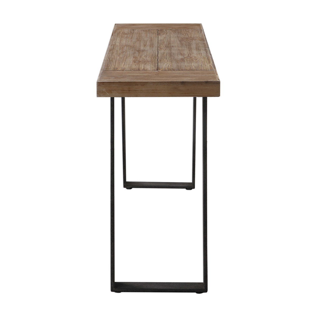 Freddy Weathered Console Table, by Uttermost, 55" width x 30" height x 15.75" depth View 5