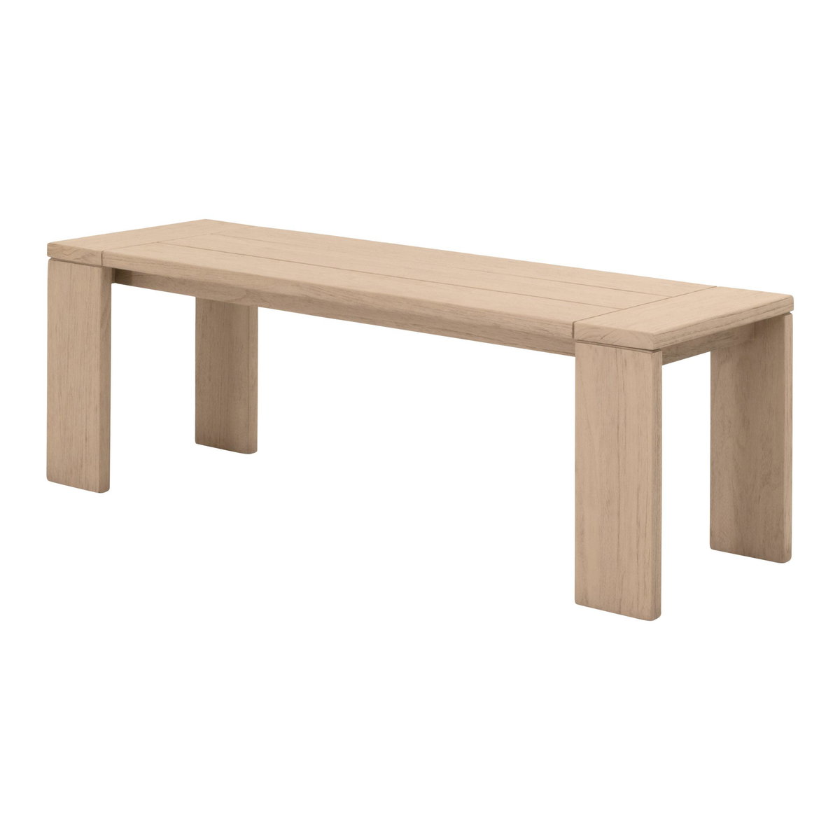 Sur Outdoor Bench, Ottoman by Essentials for Living, 54" width x 18.25" height x 17.25" depth View 2