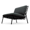 Salma Outdoor Accent Chair Speckled Charcoal thumbnail 2