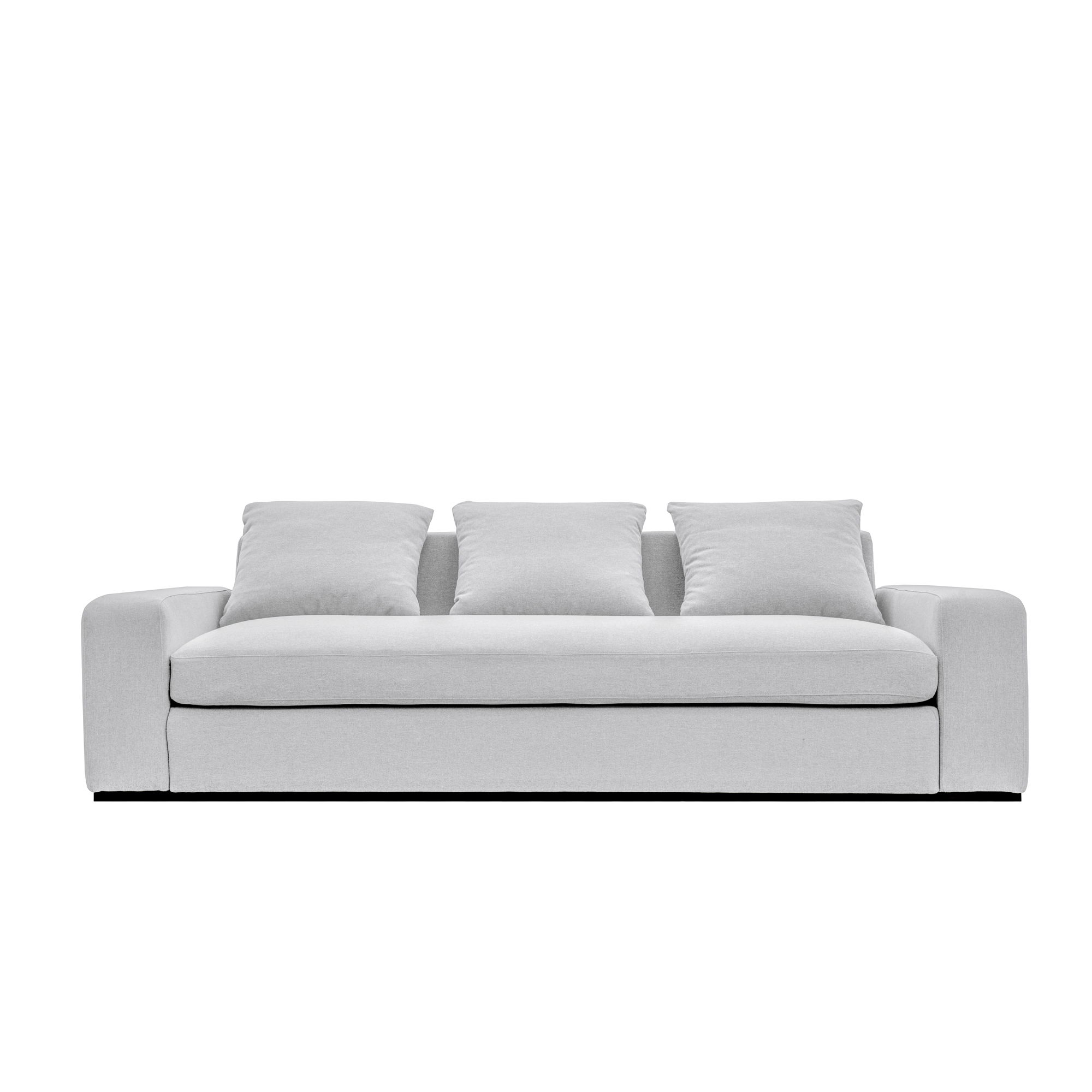 Thomas Sofa Grey, Sofas & Sectional by Moe's Home, 98" width x 36" height x 41" depth View 1