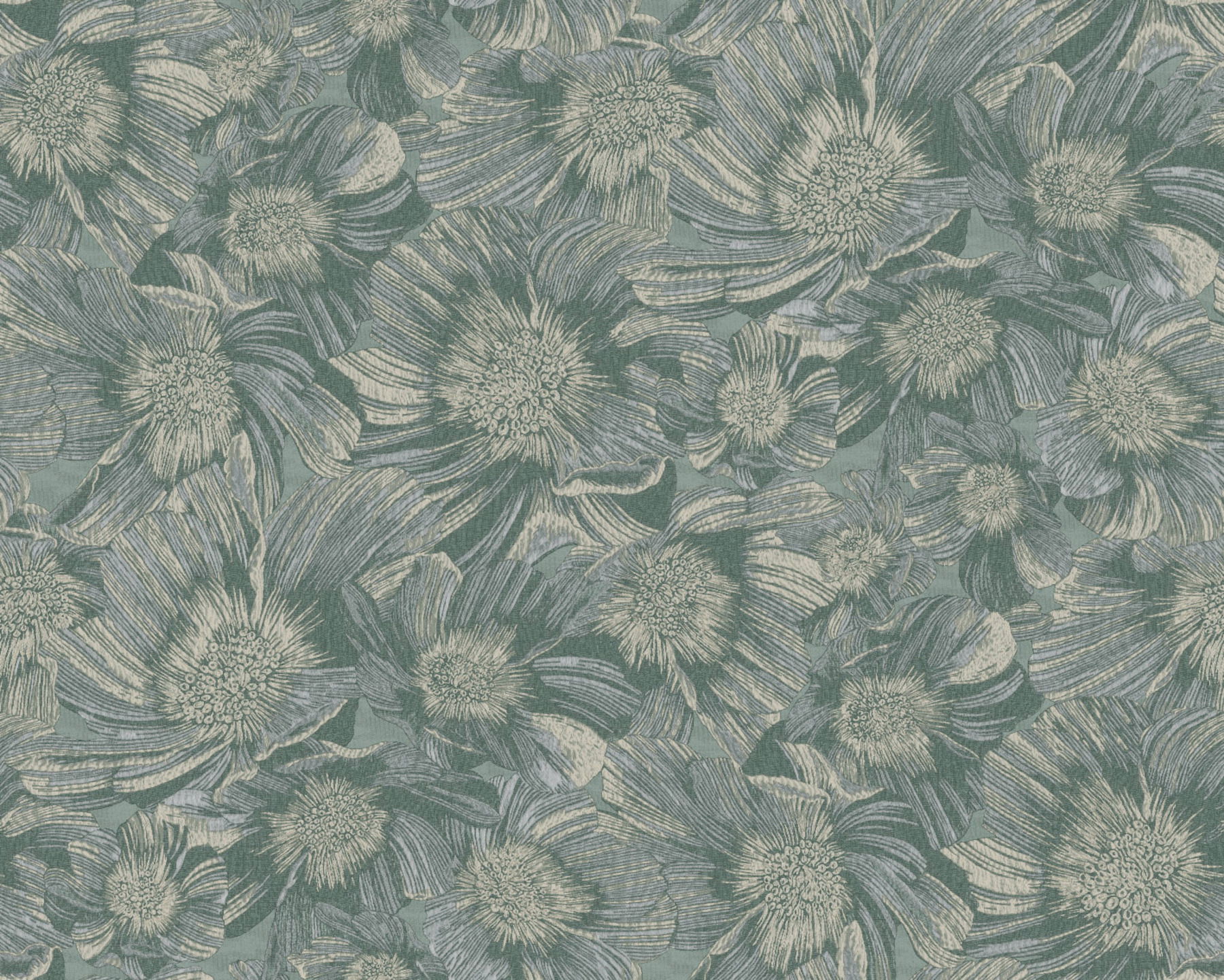 Anemoni Teal Wallpaper large image 