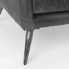 Cochrane  Black Leather Wrapped Chair thumbnail 9