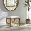 Laguna Small White Bench thumbnail 1