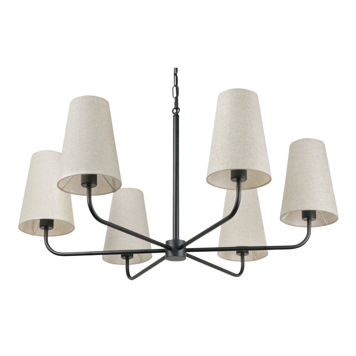 Mathis Chandelier, Pendant by Moe's Home, 37.1" width x 50" height x 37.1" depth View 3