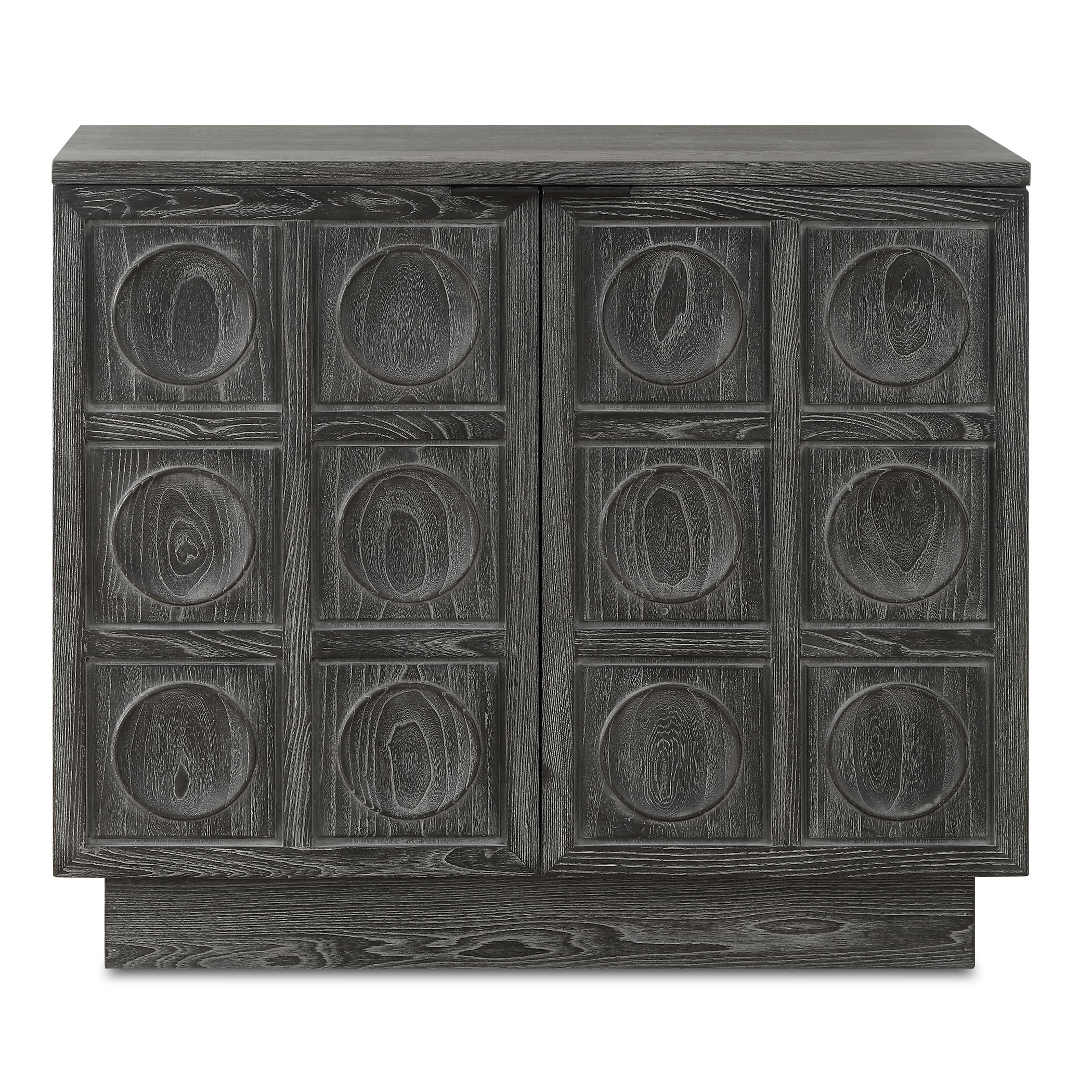Shelby 2 Door Ebony Stained Cabinet large image 