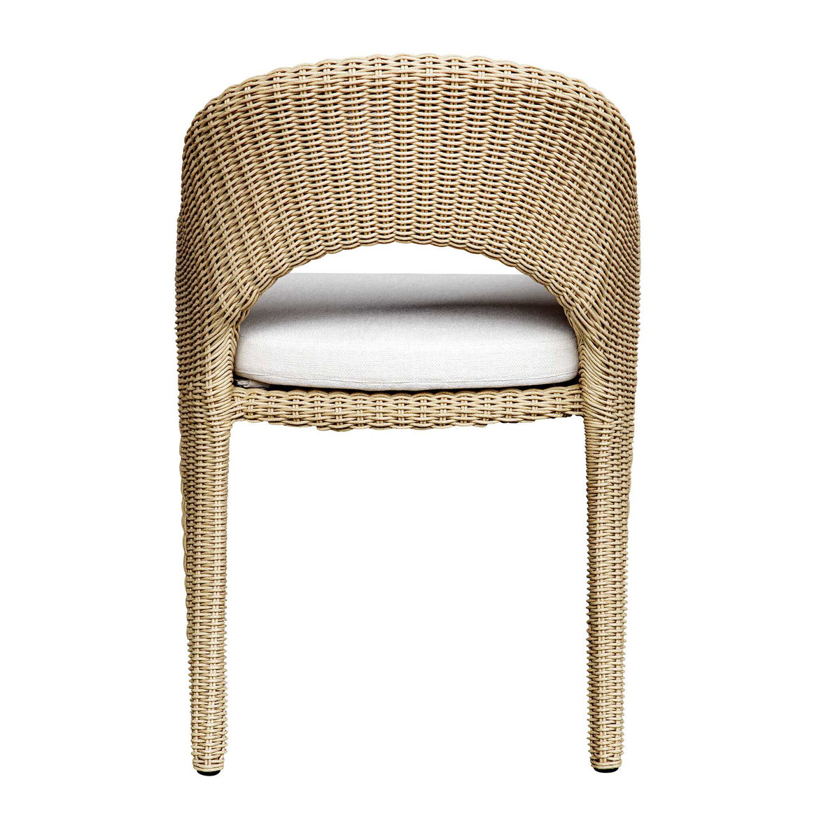 Kavali Outdoor Wicker Dining Armchair, Outdoor Chair by Uttermost, 1'11.5" width x 2'8" height x 2'1.25" depth View 8