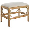 Laguna Small White Bench, Benche by Uttermost, 24" width x 20" height x 16" depth thumbnail 5
