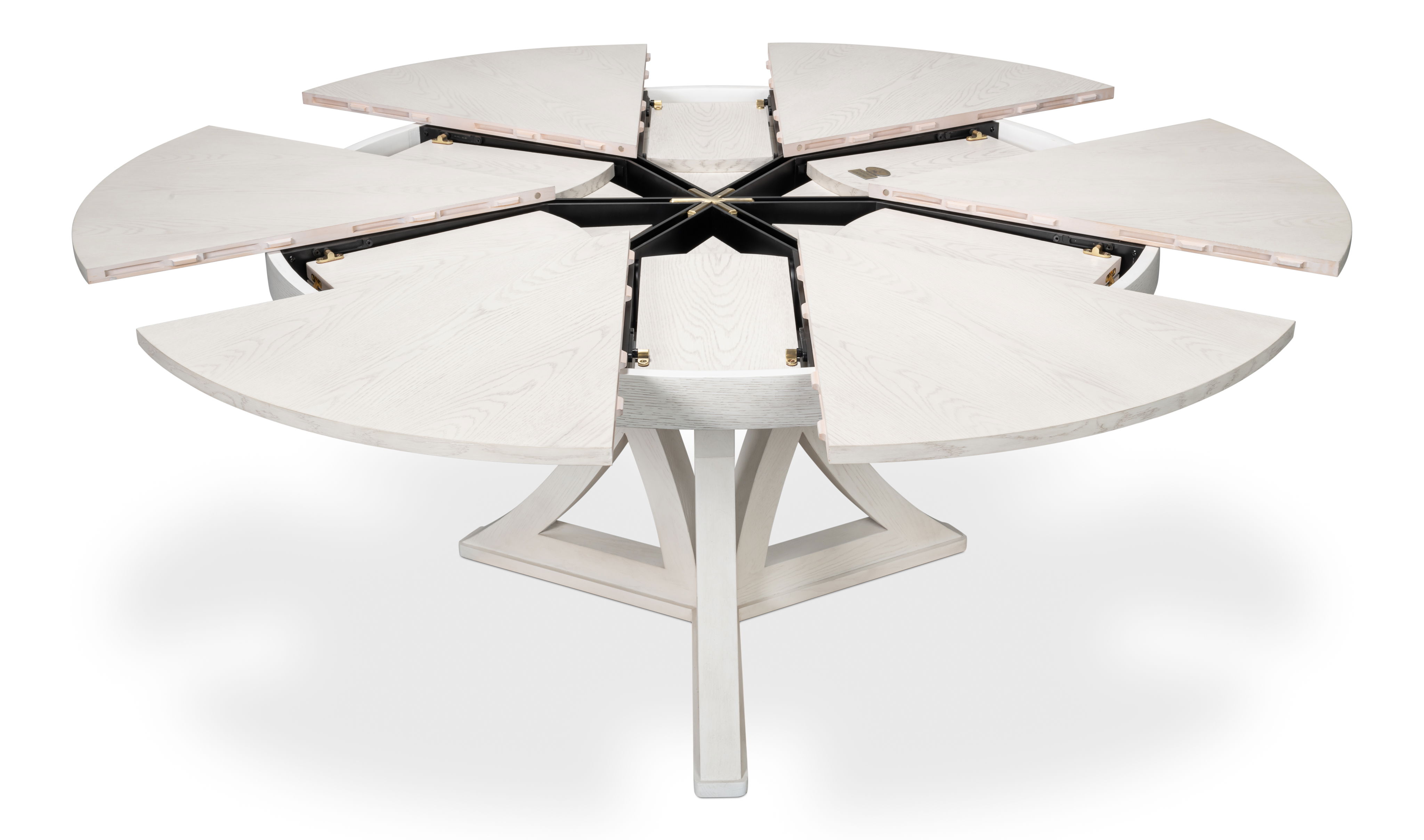 Casual Jupe Dining Table,Working Wht,Lg large image 